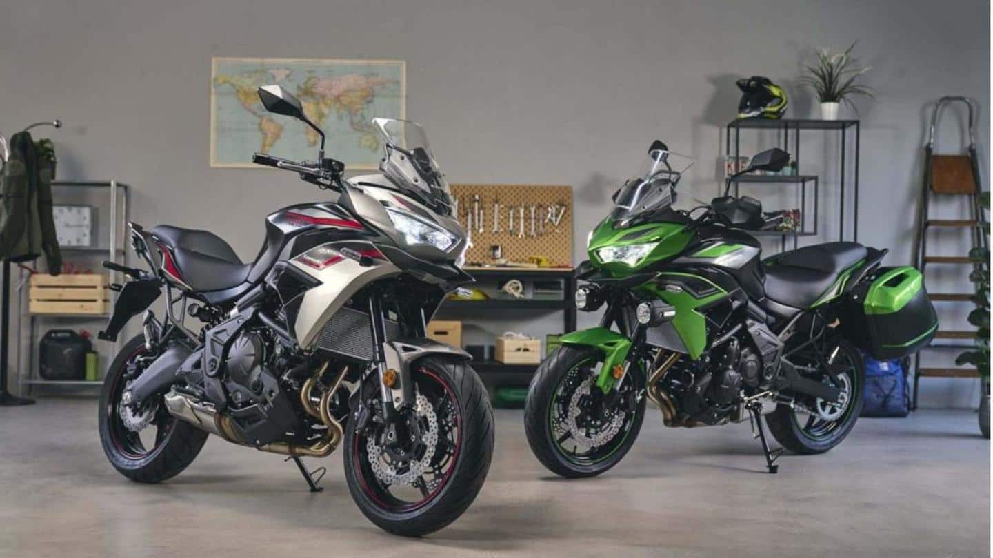 Kawasaki reveals 2022 Versys 650 and 650 LT motorbikes