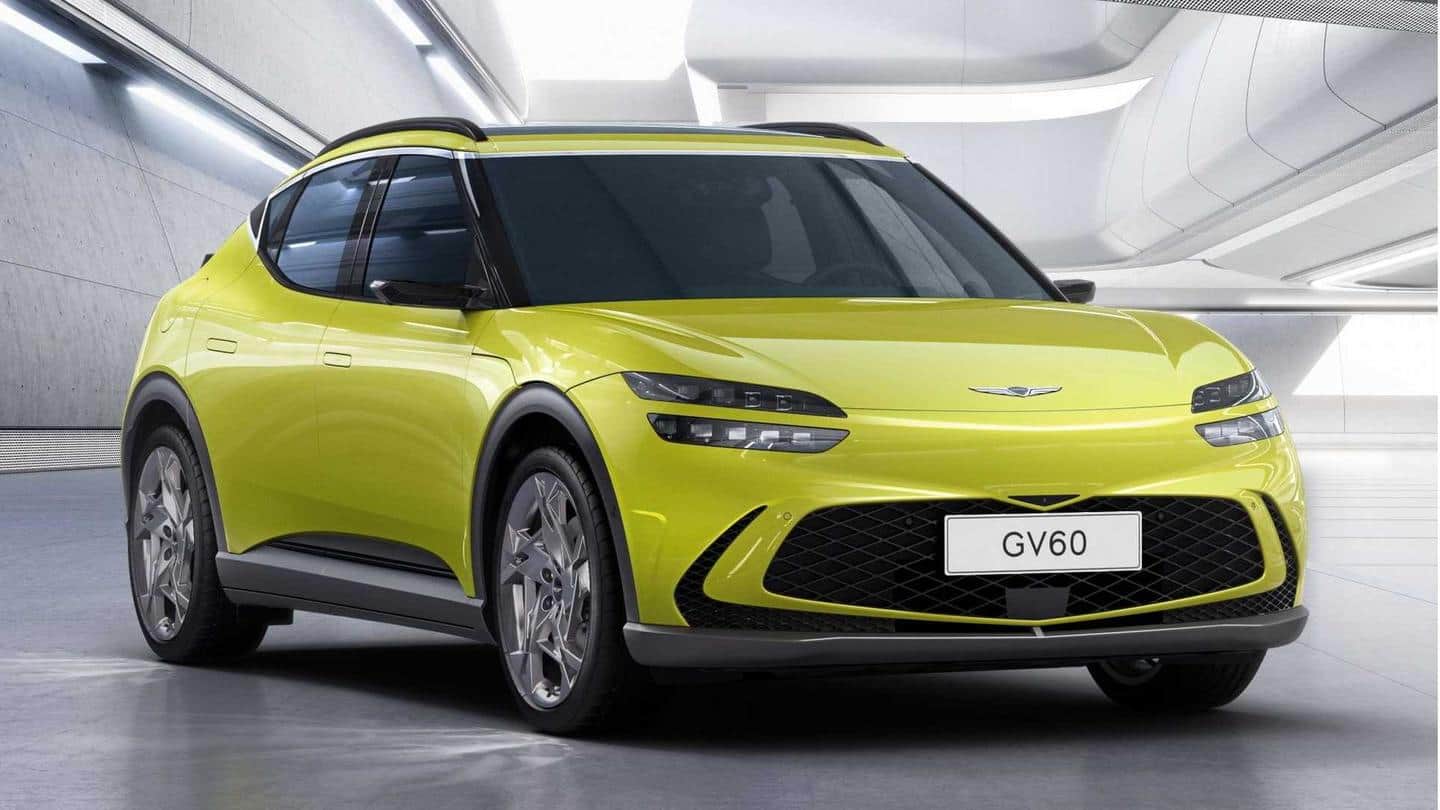 Genesis GV60 debuts as the company's first electric SUV