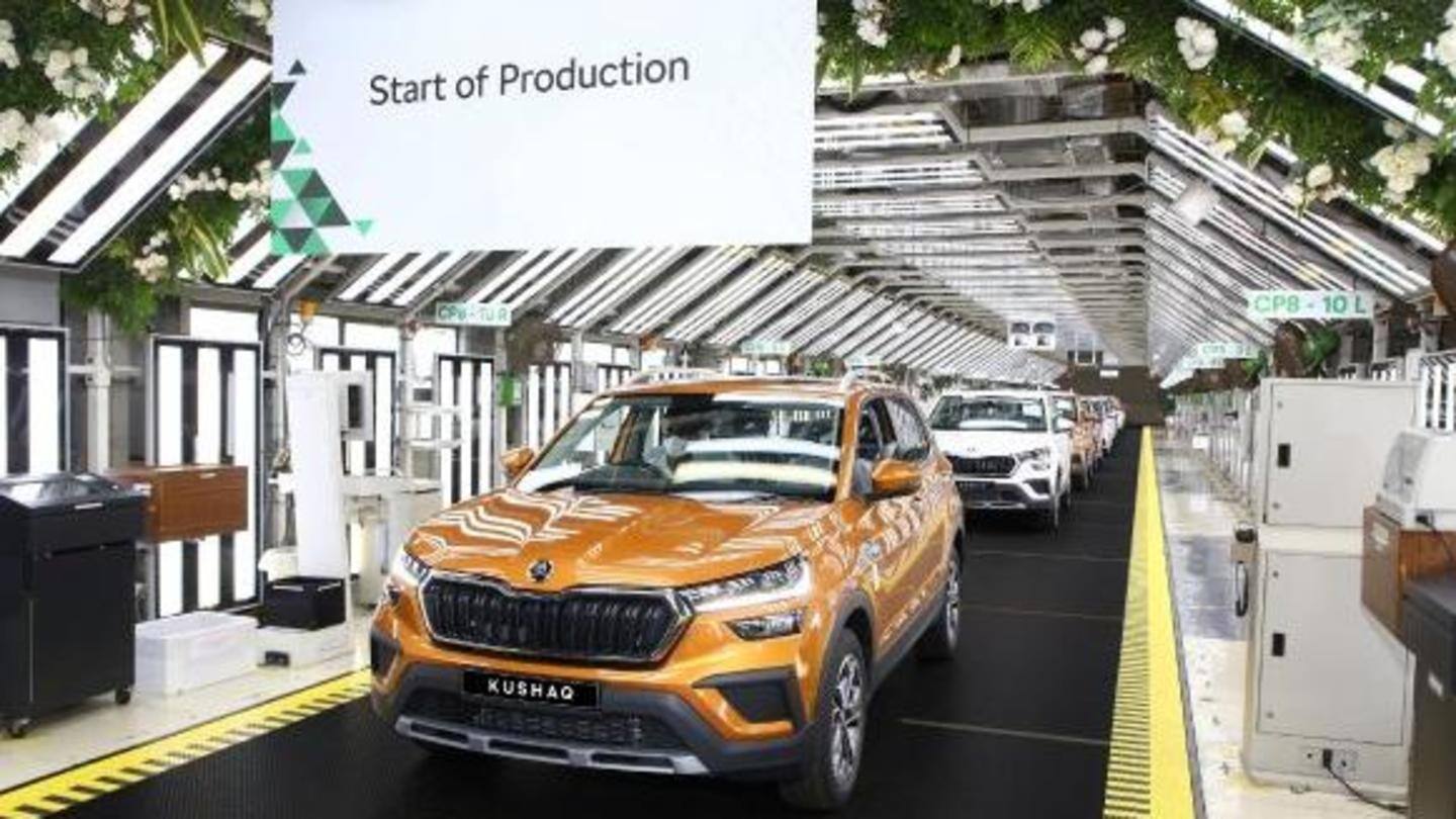 Ahead of launch, SKODA commences production of KUSHAQ SUV