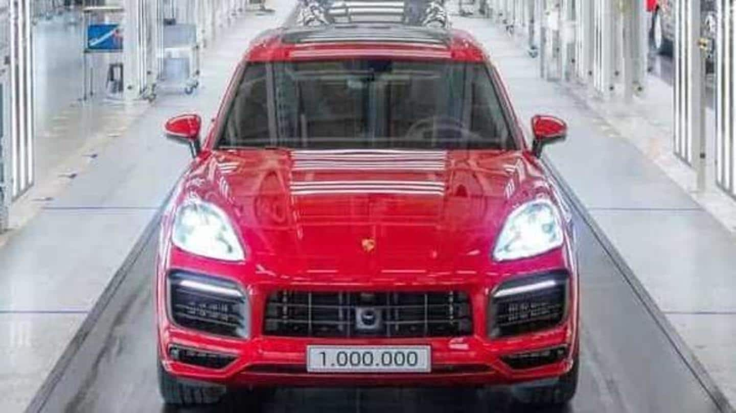 Porsche Cayenne SUV crosses one million production milestone