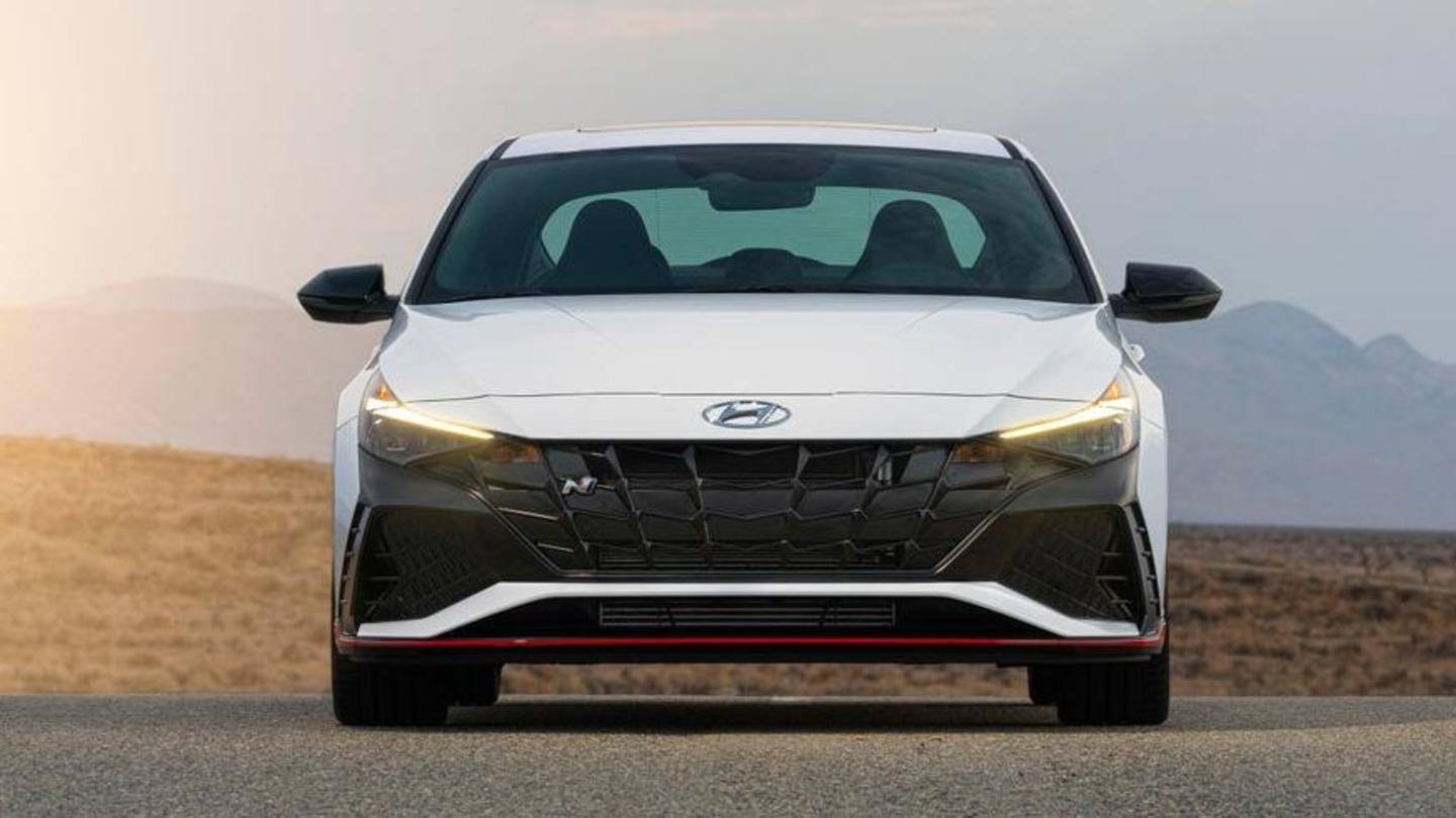It sports a blacked-out grille and 19-inch wheels