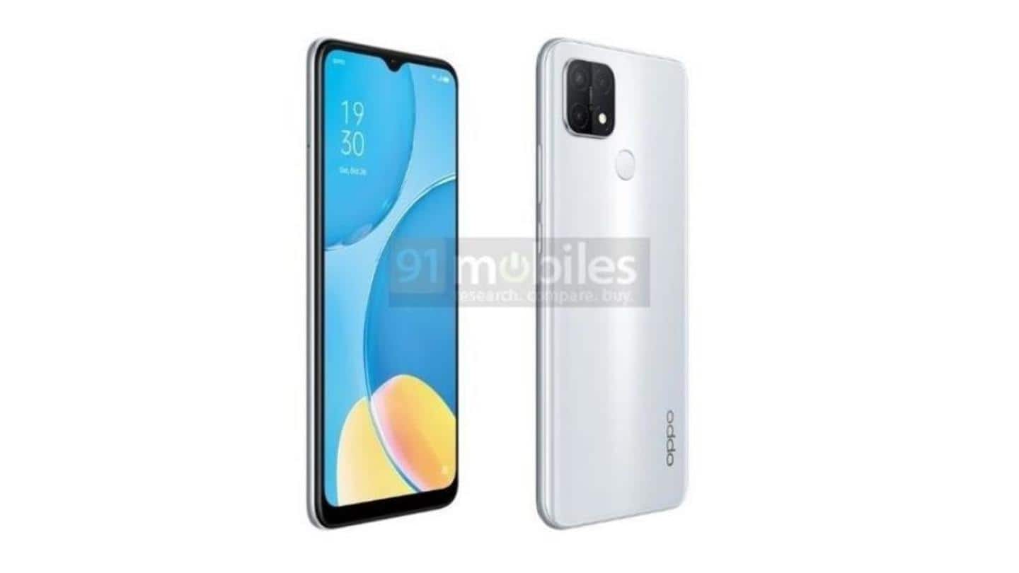 Renders of OPPO A15s reveal design features and color options
