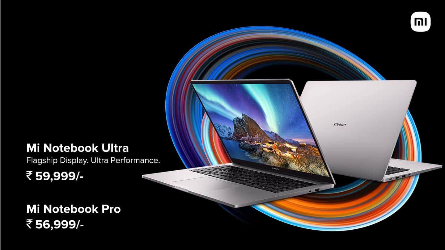 Xiaomi announces Mi Notebook Pro and Ultra laptops in India