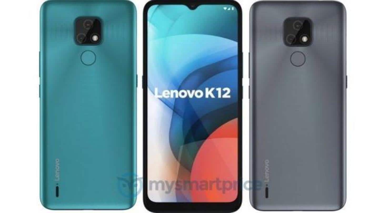 Lenovo K12 Global Edition's renders leaked, key features revealed