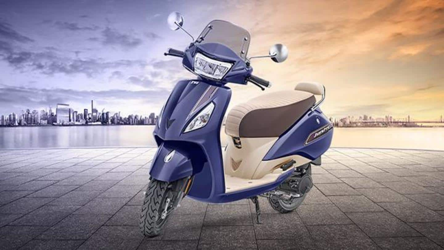 Jupiter scooty discount on road price