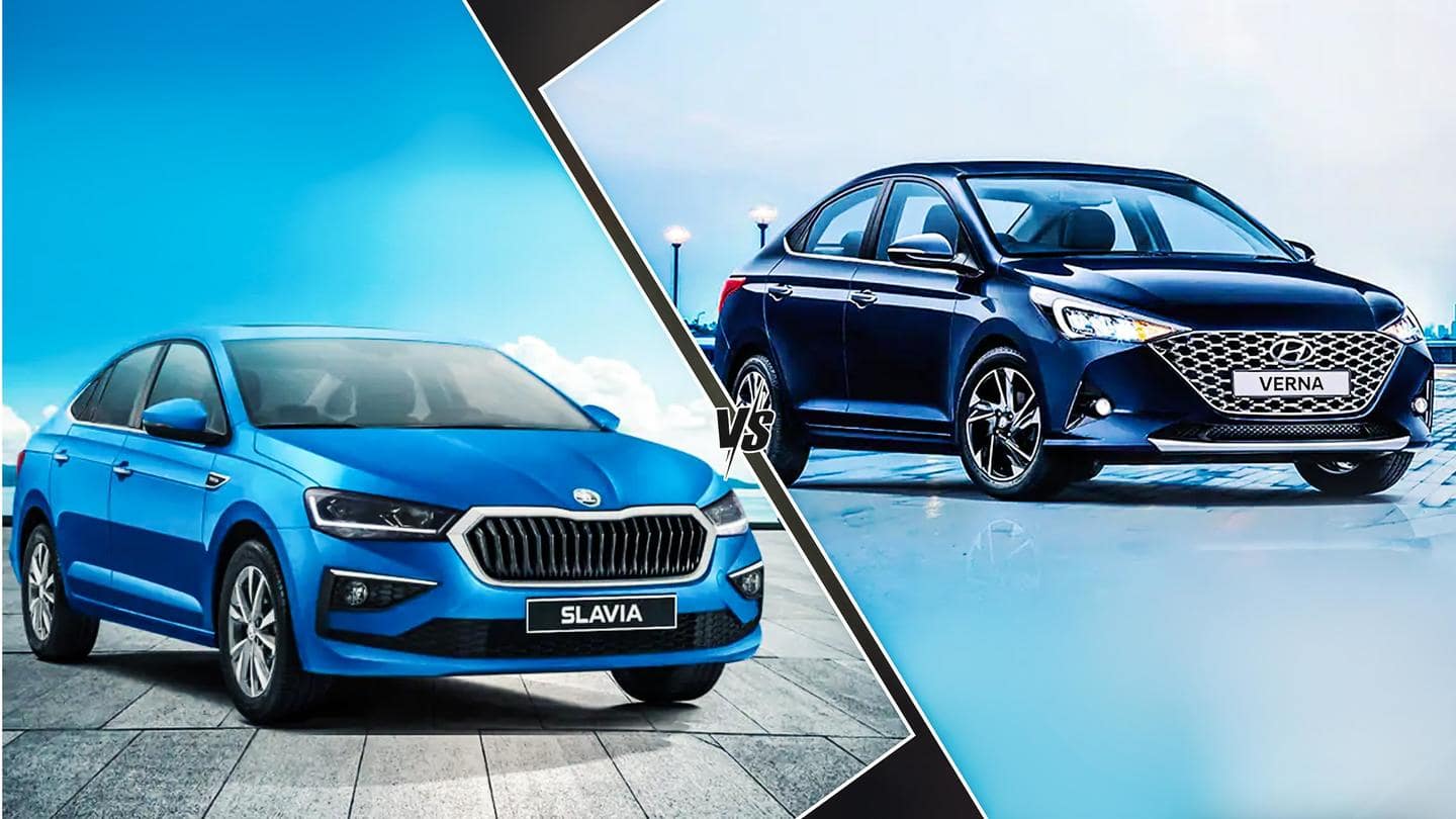 SKODA SLAVIA v/s Hyundai VERNA: Which sedan is better?