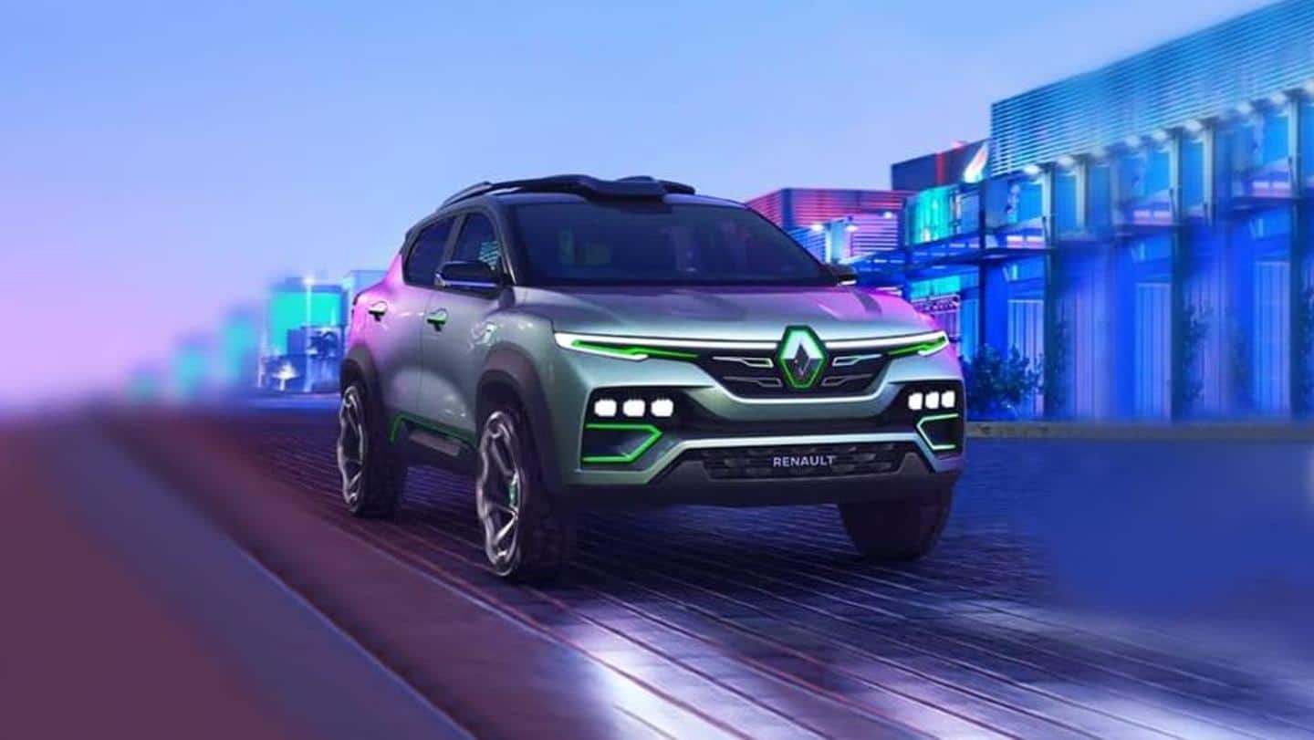 Ahead of global launch, Renault KIGER teased with LED headllamps