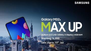 Samsung Galaxy M02s to go on sale starting January 19
