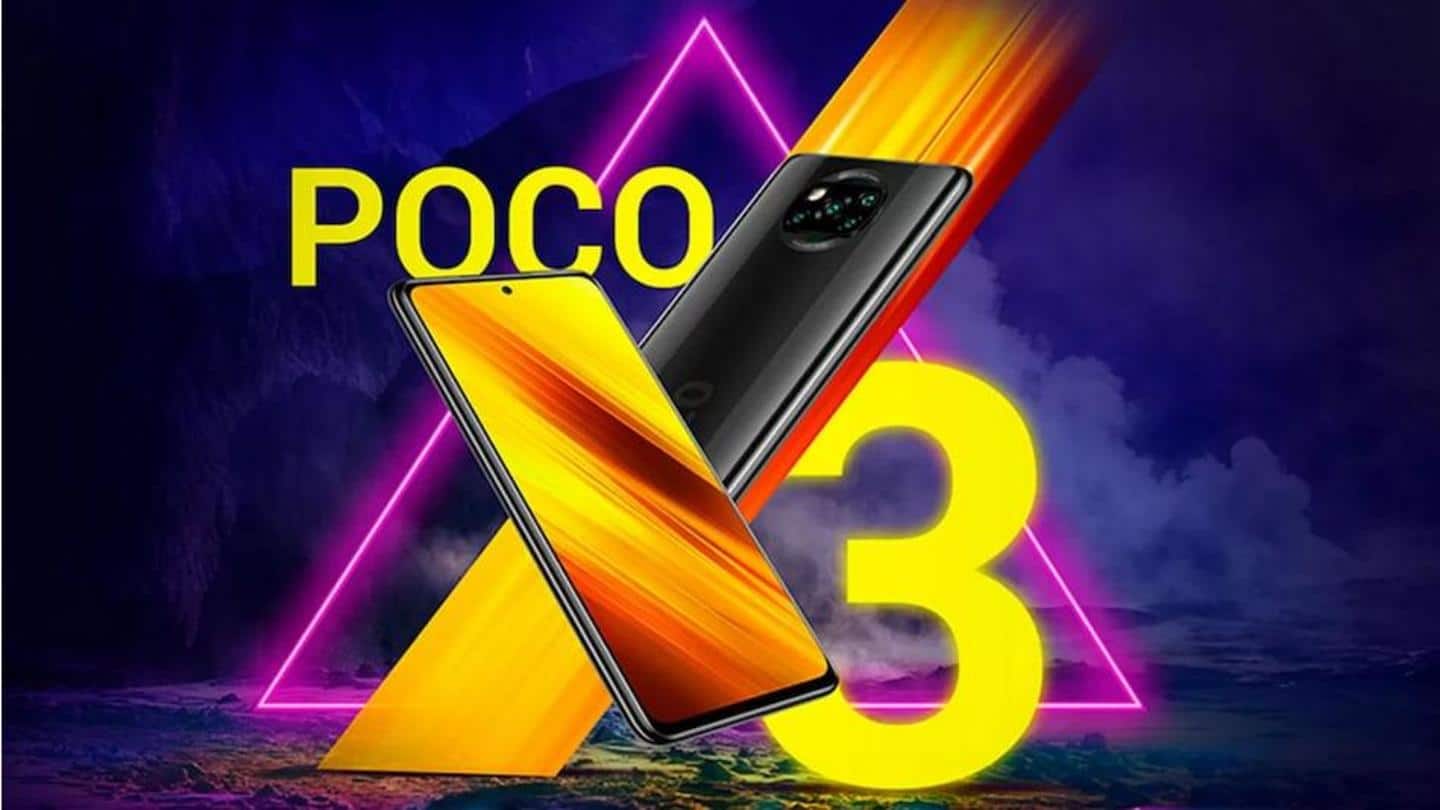 POCO X3 to be launched in India on September 22