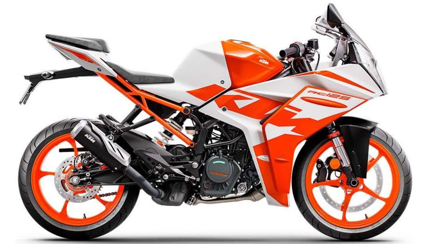 Ahead of India launch, 2021 KTM RC 125's specifications leaked