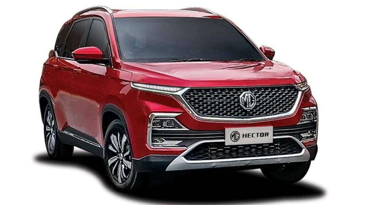 MG Hector: Price starts at Rs. 12.83 lakh MG Hector: Price starts at Rs. 12.83 lakh