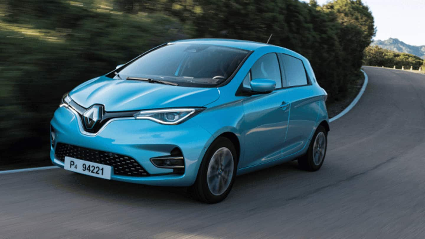 Renault Zoe EV spotted testing in India, launch imminent