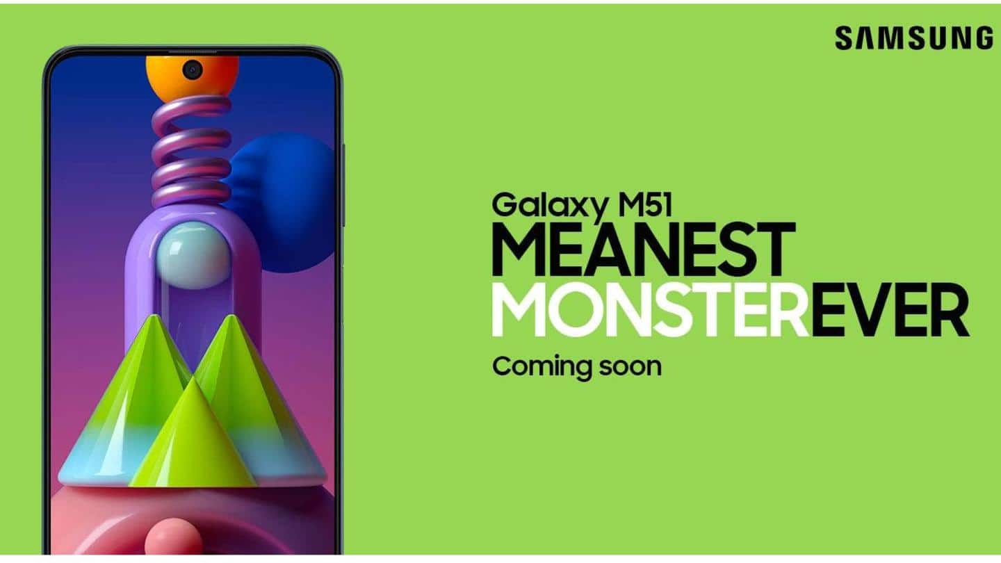Samsung Galaxy M51 teased in India, launch imminent