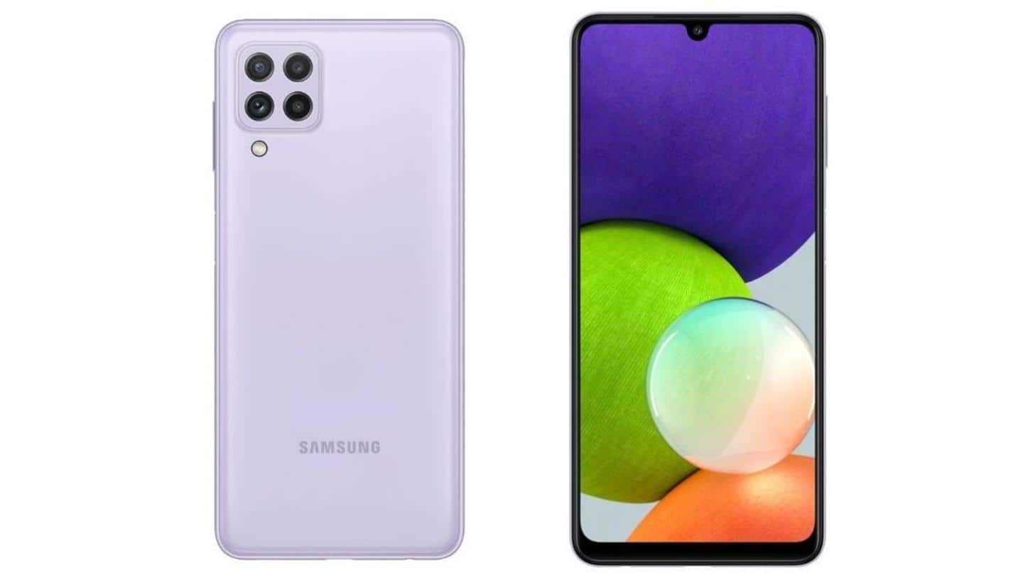 Les Prix Indiens Du Samsung Galaxy A22 Auraient Été Révélés Par Des Détaillants Hors Ligne