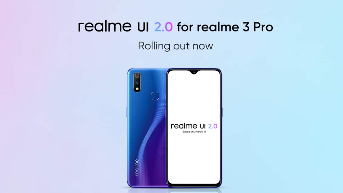 Realme releases Android 11 update for 3 Pro smartphone