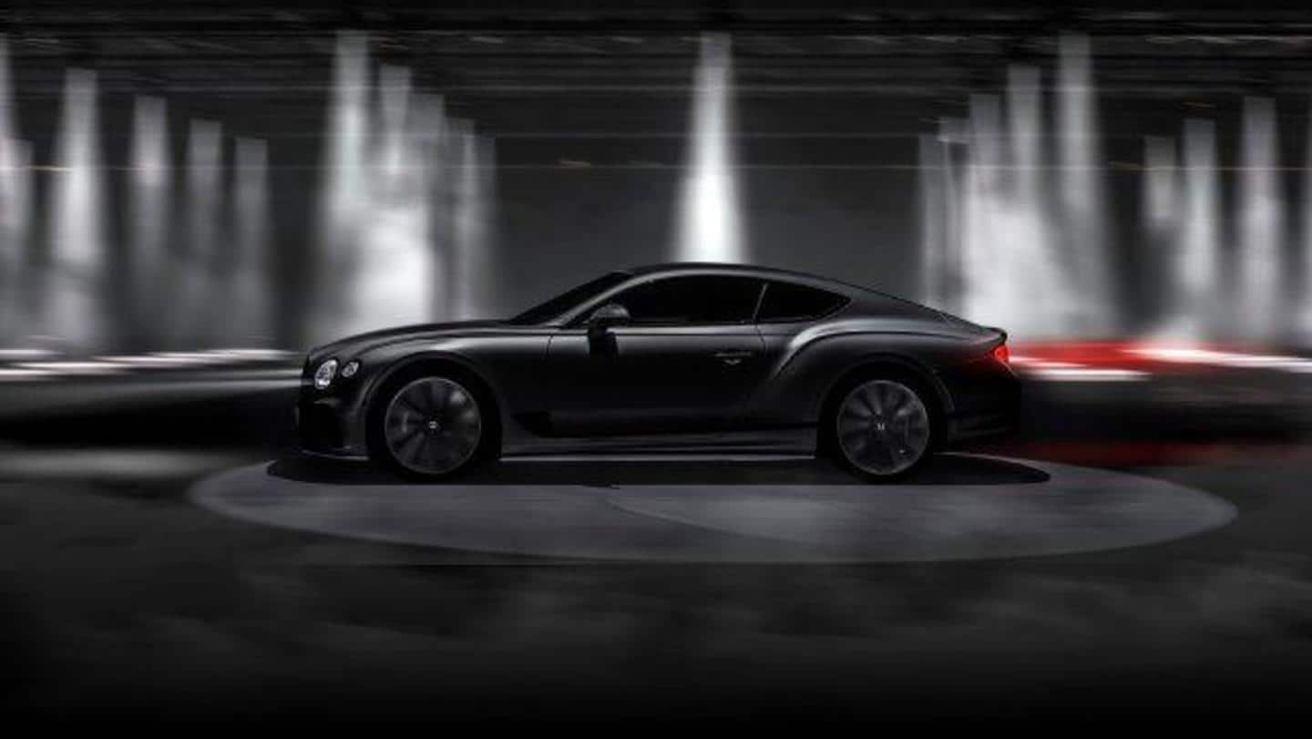 Ahead of its debut, Bentley teases Continental GT Speed coupe
