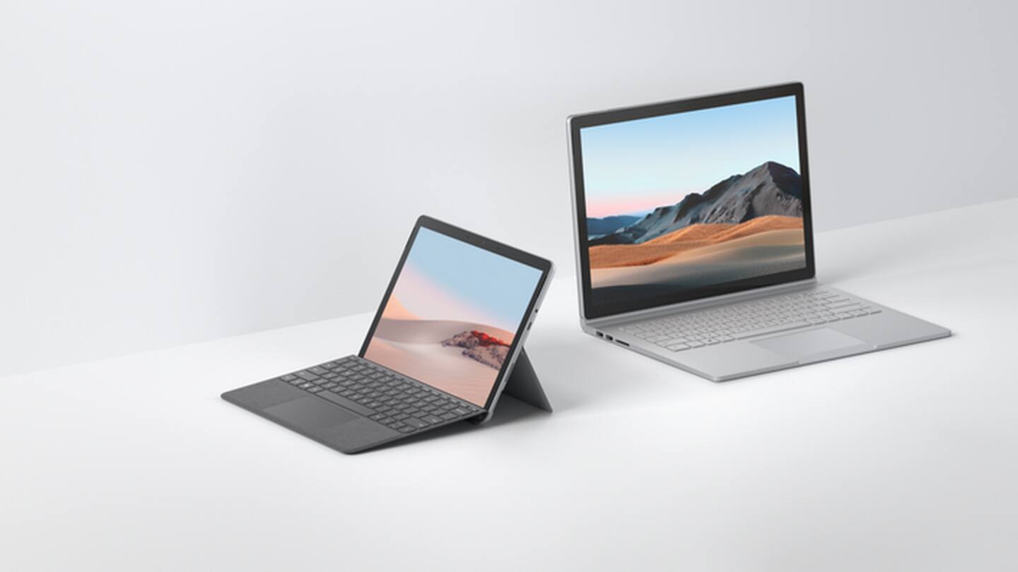 Microsoft Surface Book 3, Surface Go 2 launched in India