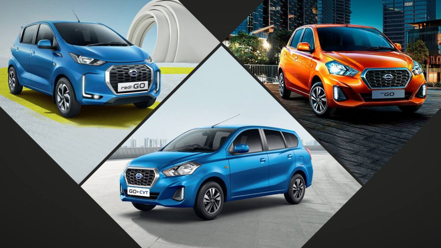 Festive discounts announced on these Datsun cars in India