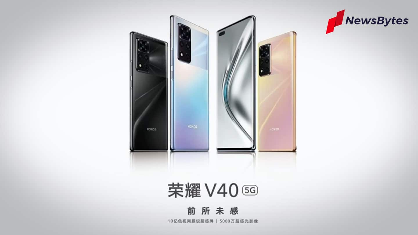 Ahead of launch, Honor V40's camera details confirmed