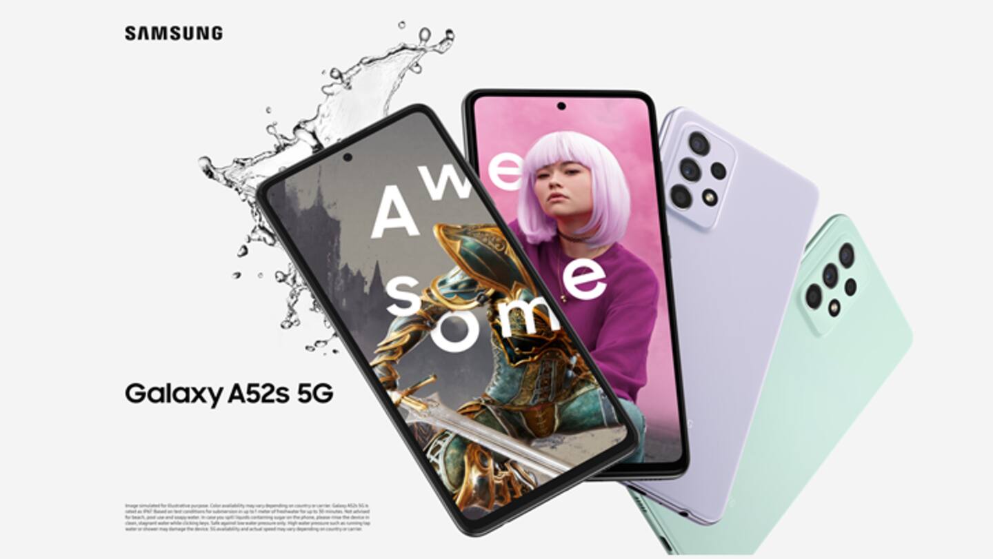 Samsung Galaxy A52s 5G, with Snapdragon 778G chipset, goes official
