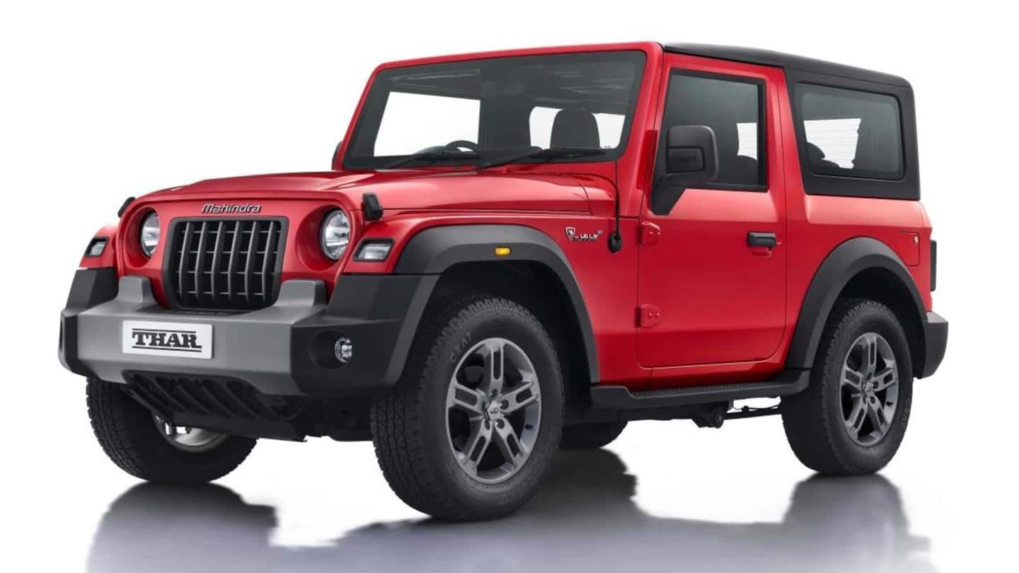 Mahindra Thar bags over 39,000 bookings, automatic variant in demand