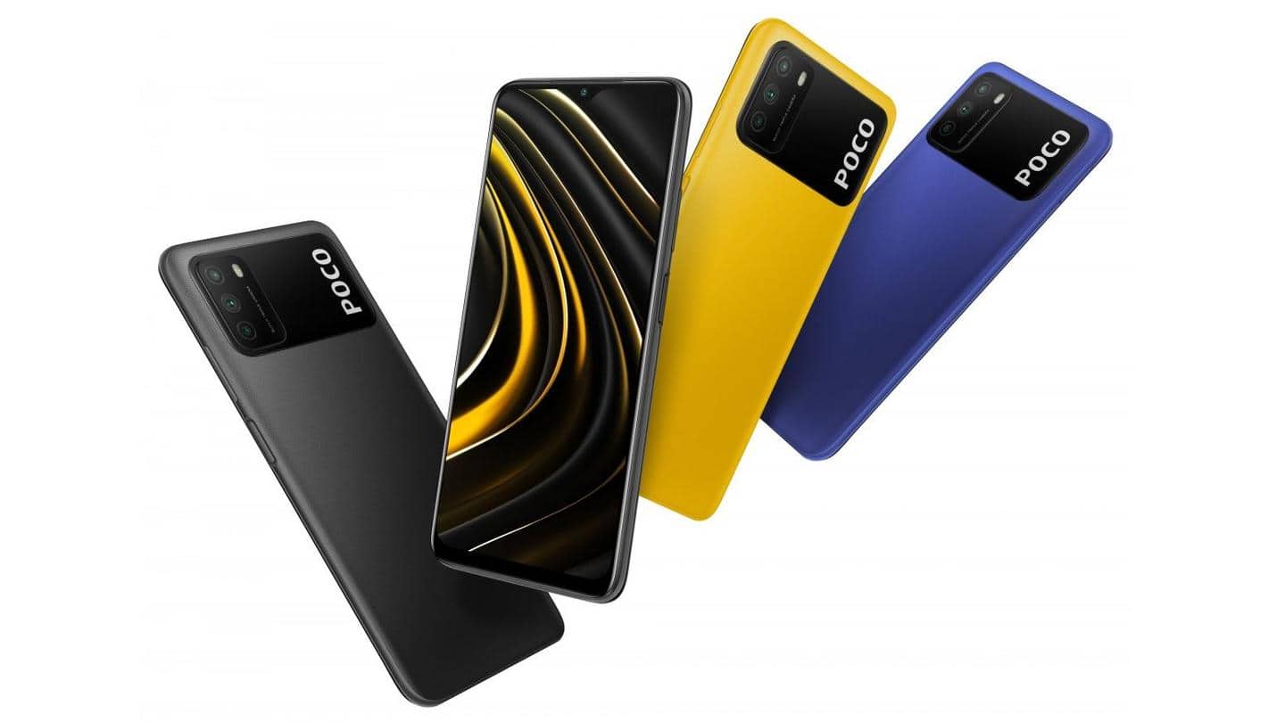 POCO M3, with triple rear cameras and 6,000mAh battery, launched