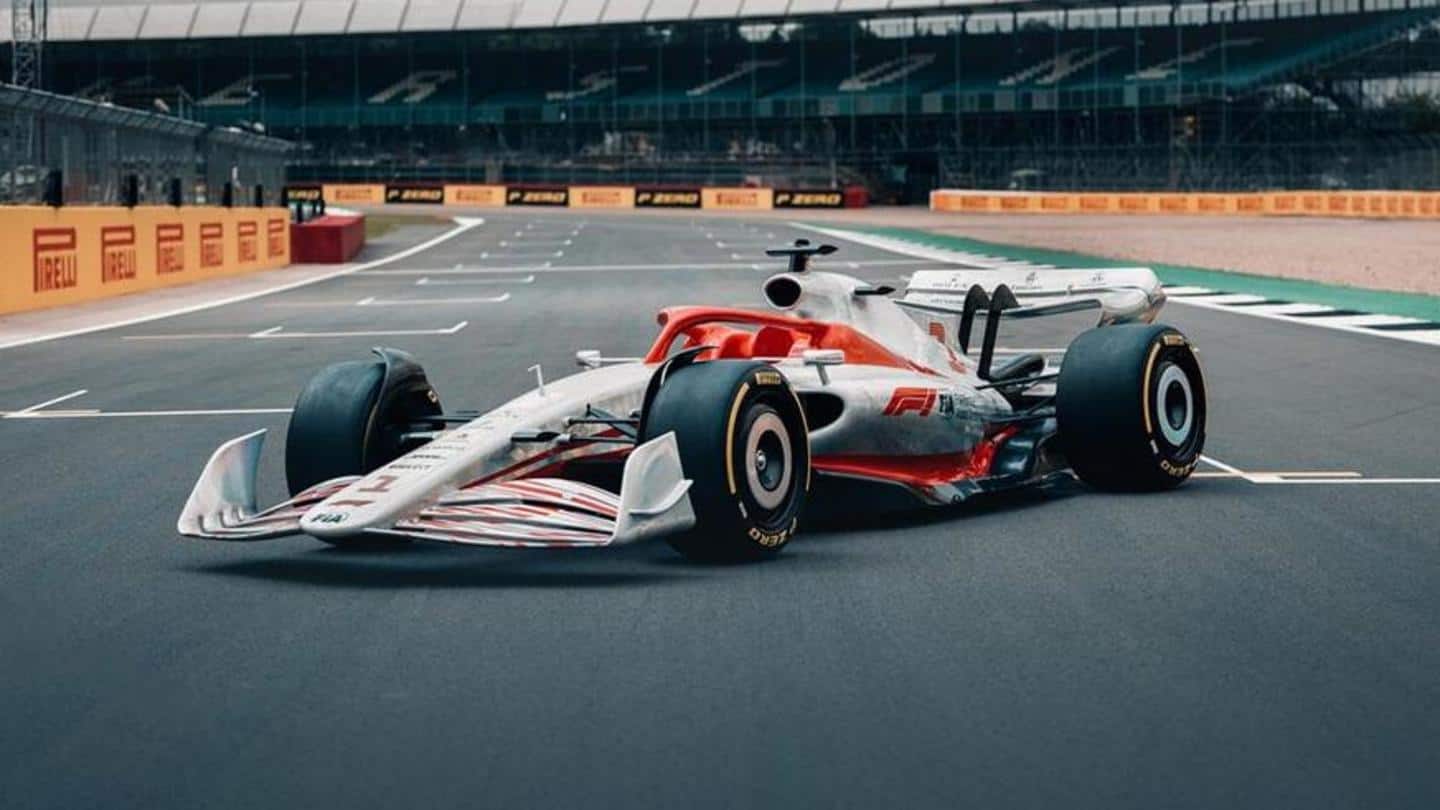 2022 Formula One racing car, with nifty design improvements, revealed