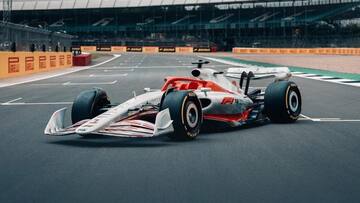 2022 Formula One racing car, with nifty design improvements, revealed