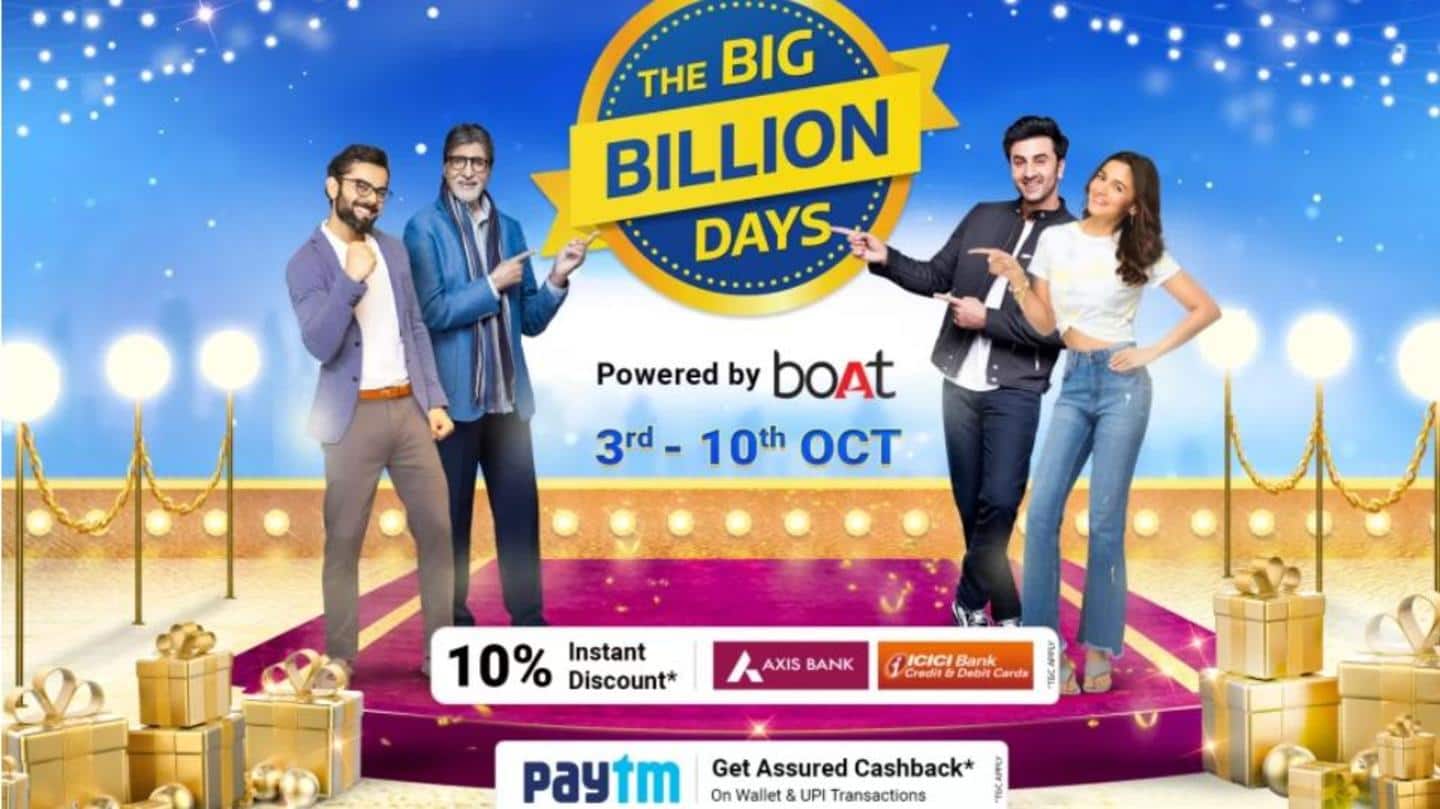 Flipkart Big Billion Days sale: Attractive deals on smartphones revealed