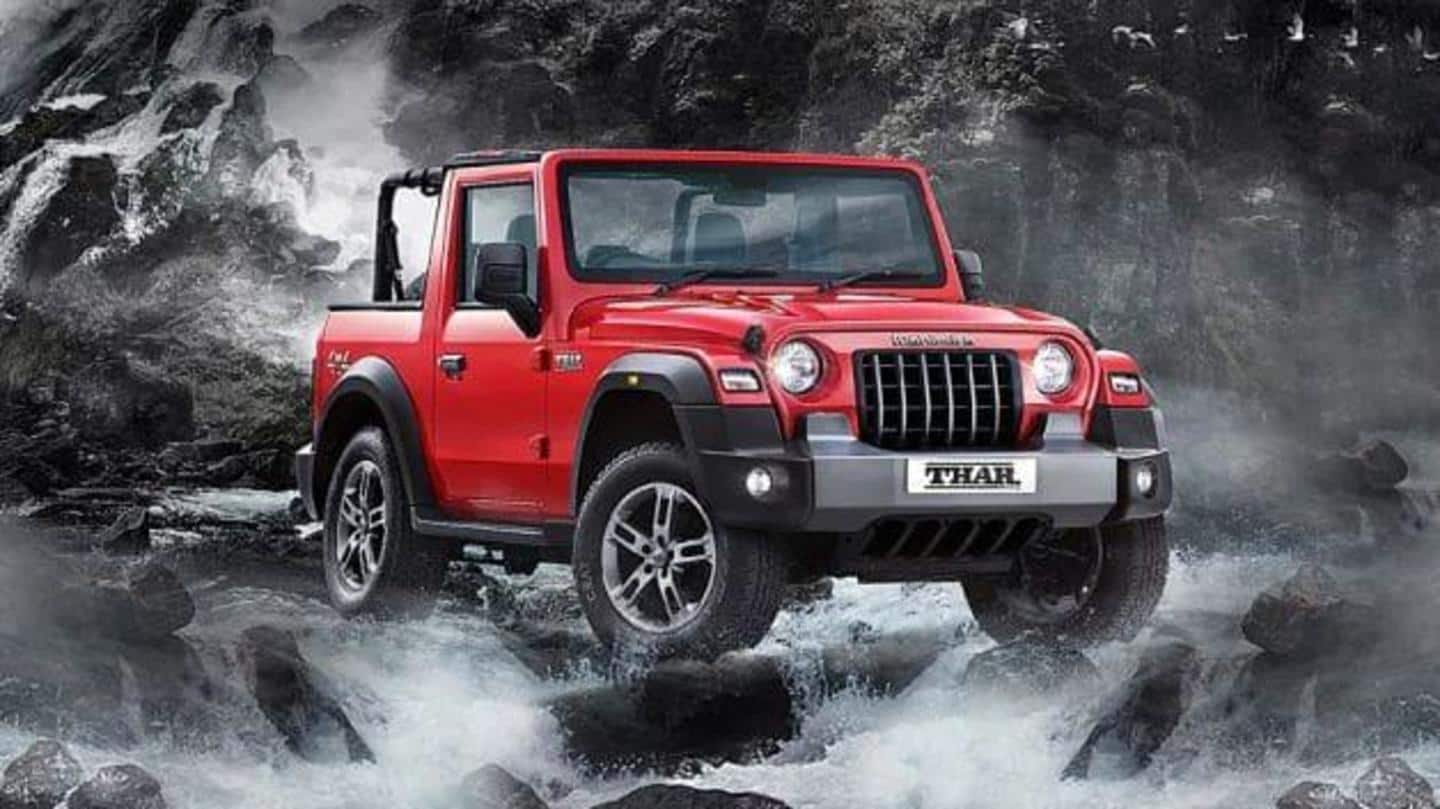 2020 Mahindra Thar garners over 9,000 bookings in five days