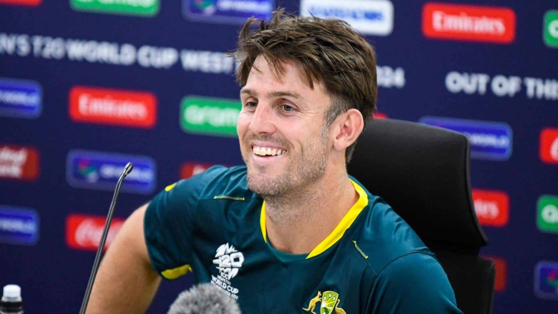 Australia's Mitchell Marsh will 'definitely bowl' in Perth Test