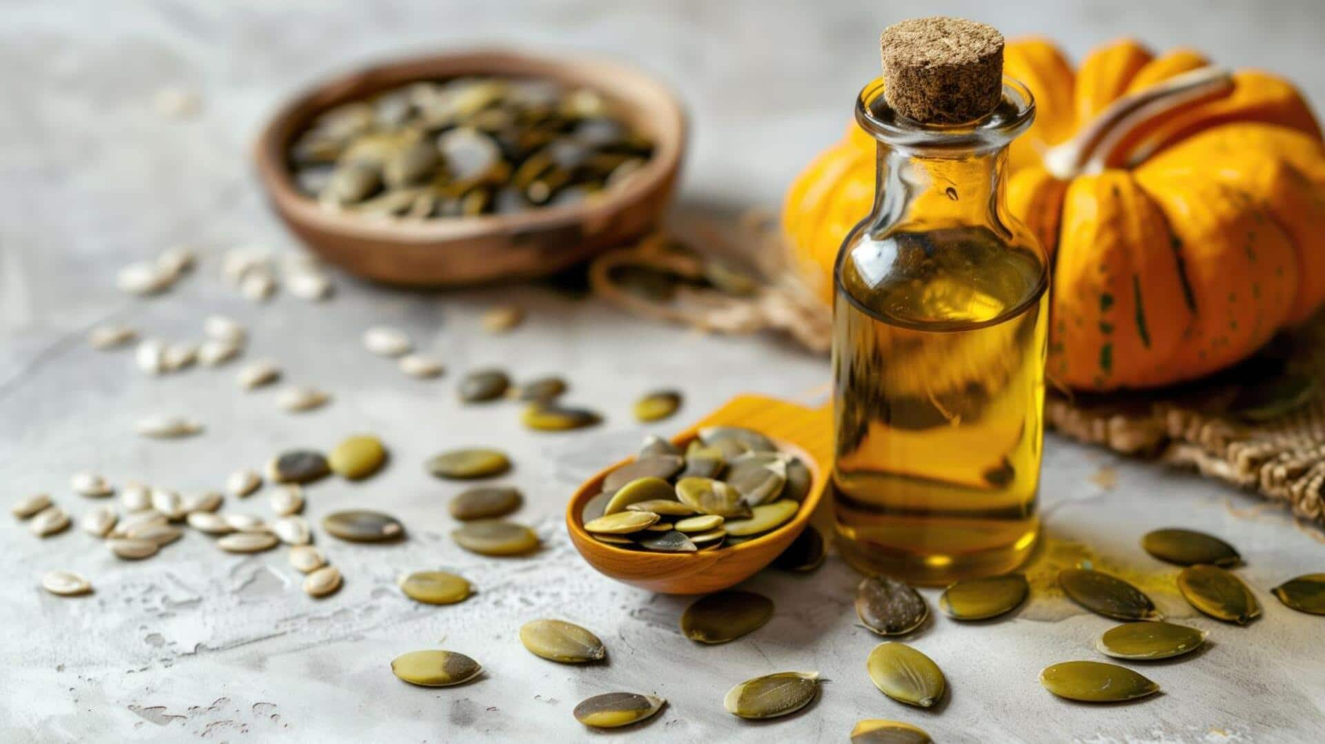 Boosting glow with pumpkin seed oil splendor