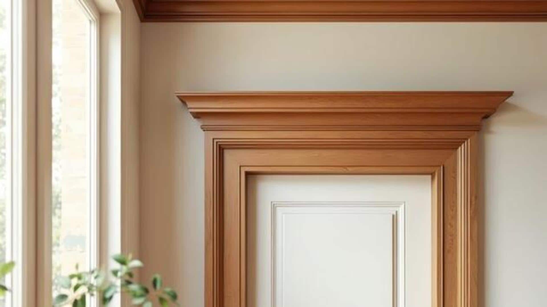 For stylish doorframe decor, try these ideas 