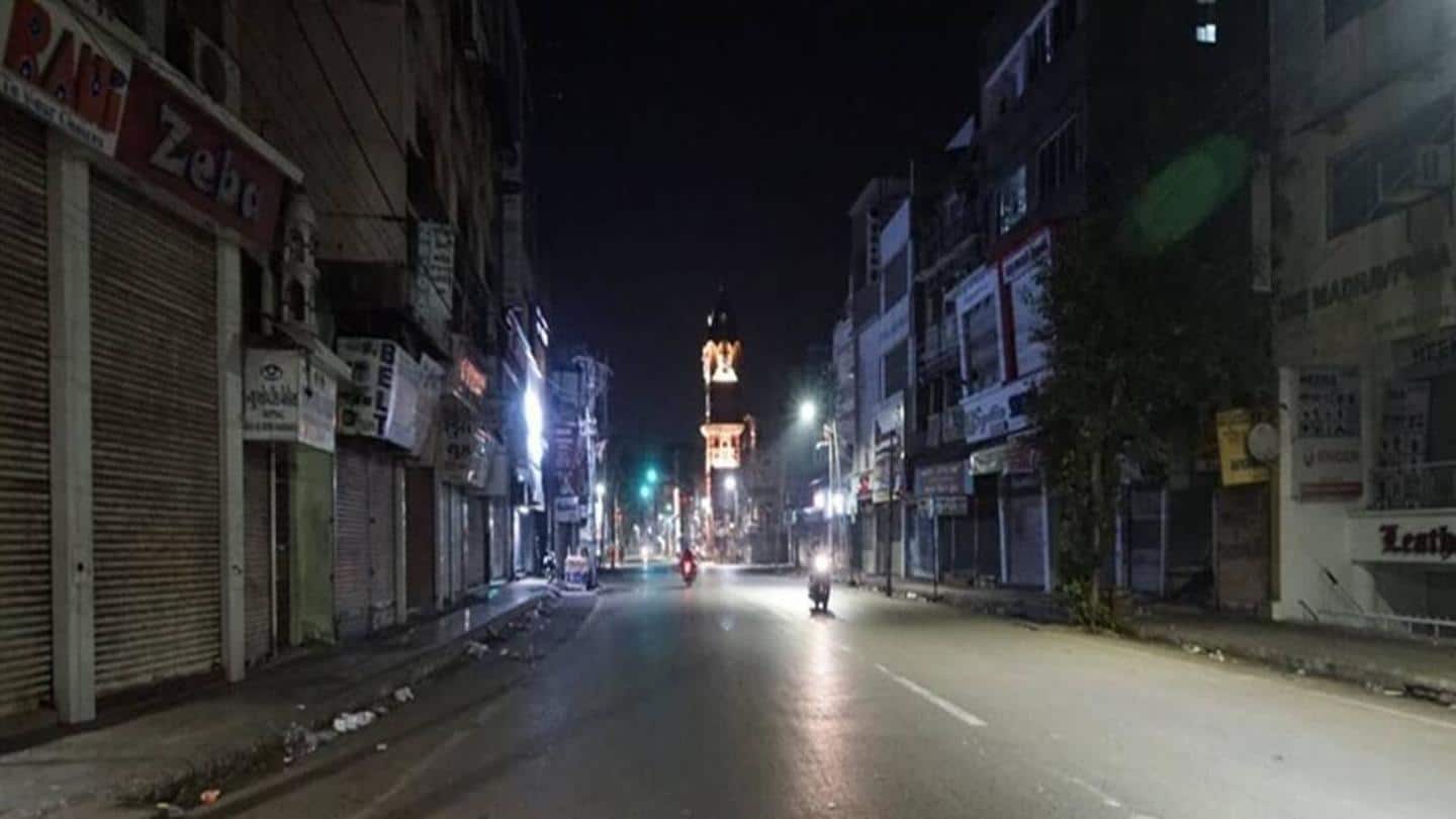 Night curfew extended in four Gujarat cities for fifteen days