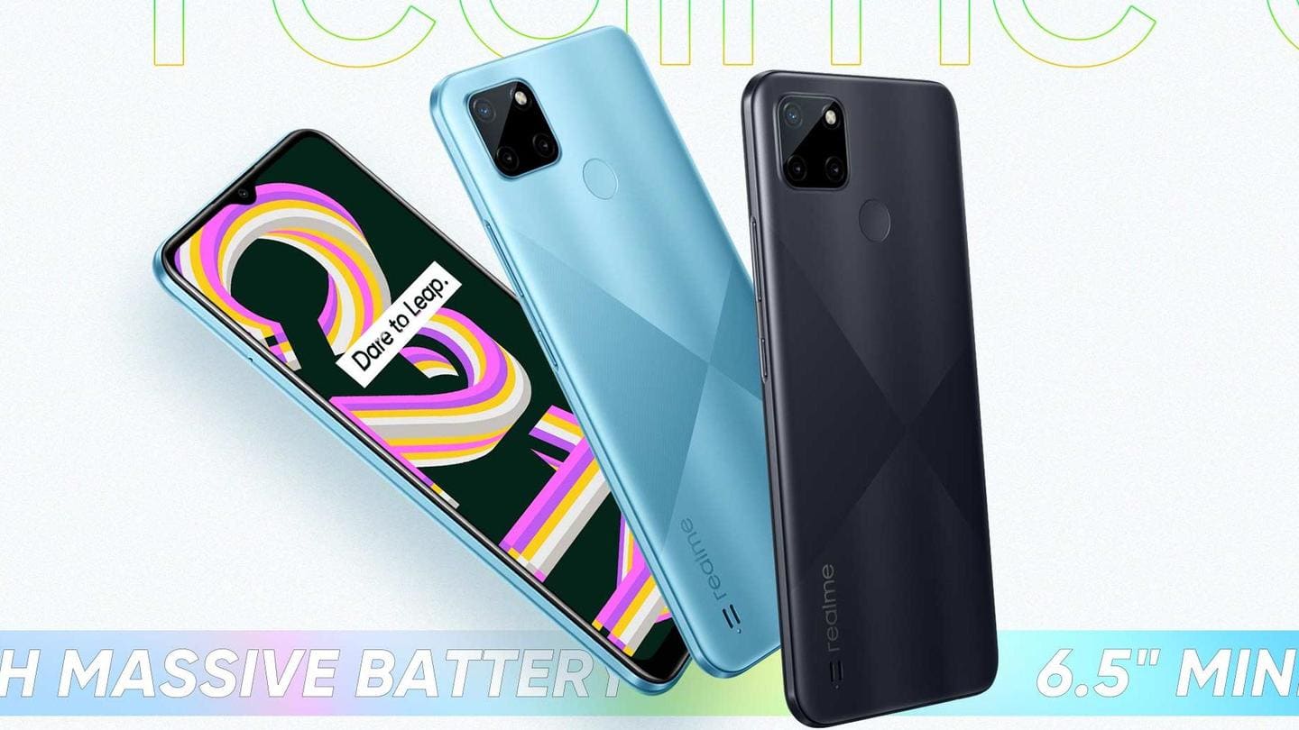 Realme C21Y, with triple rear cameras and 5,000mAh battery, launched