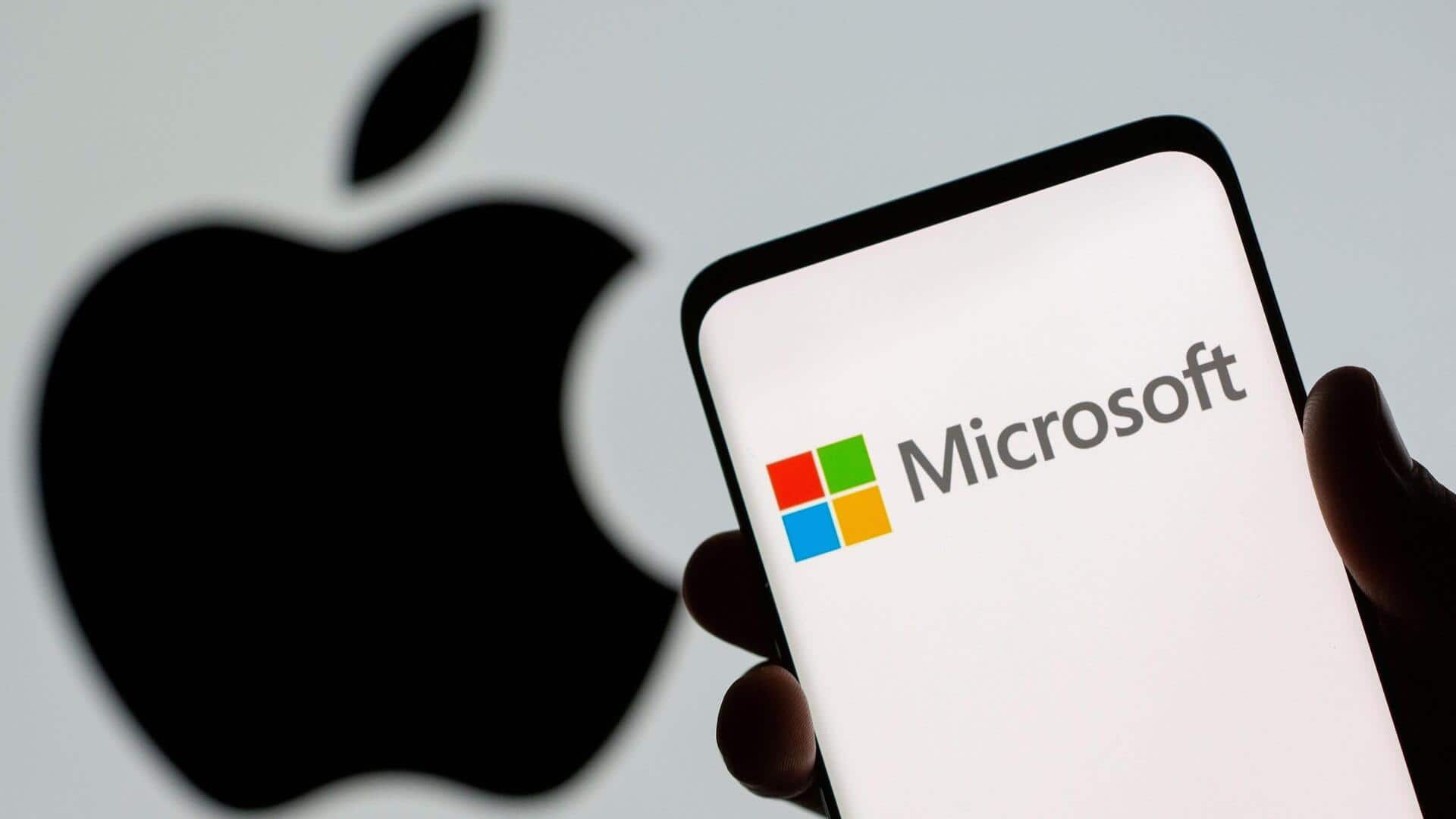 With AI dominance, Microsoft to beat Apple in market value