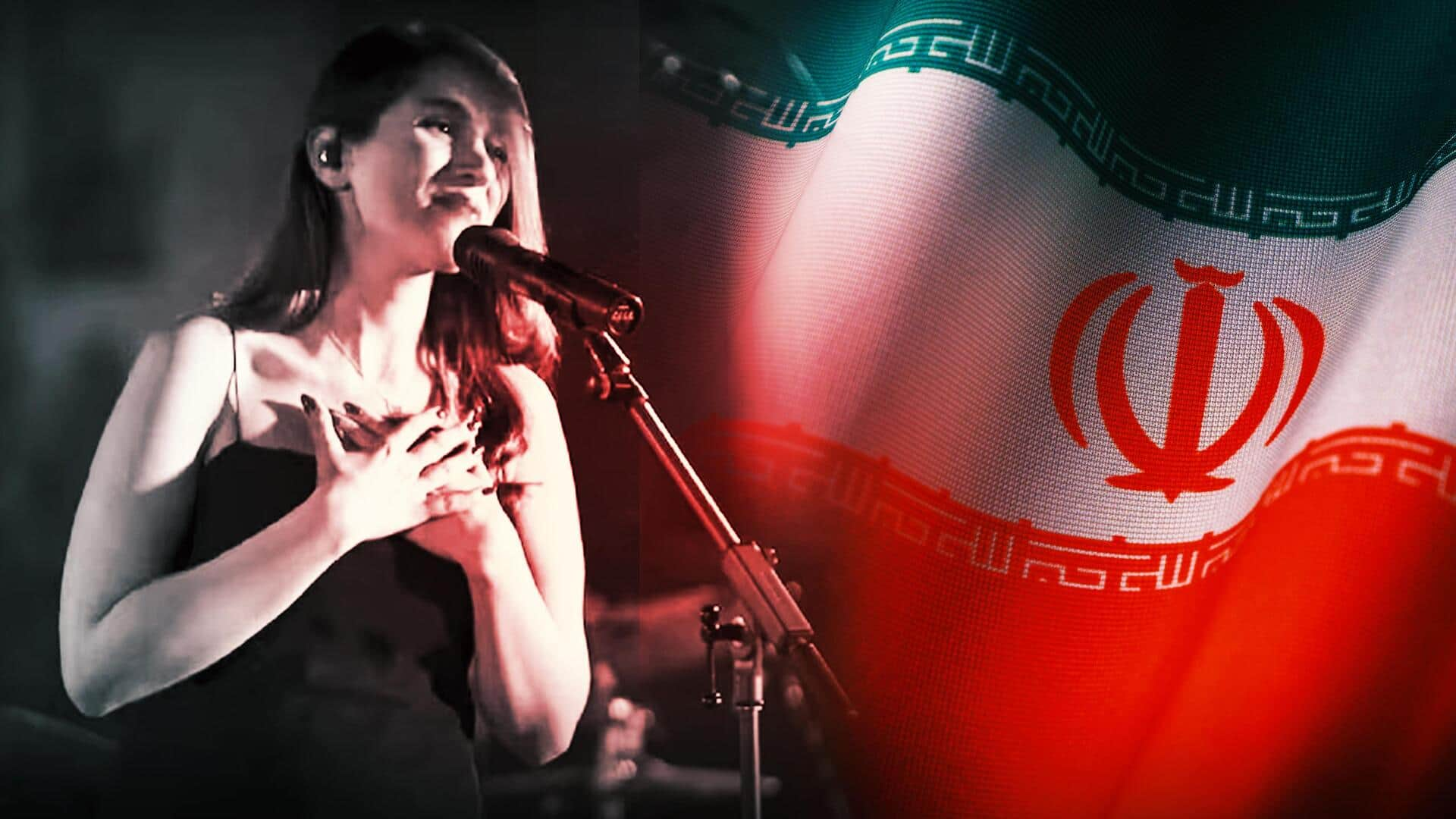 Iran's Parastoo Ahmadi performs 'imaginary concert' without hijab