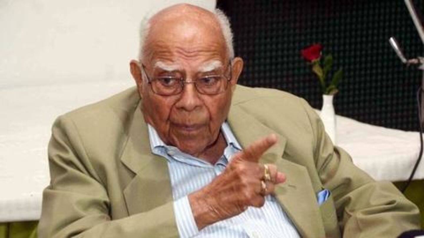 Ram Jethmalani is one of the most popular lawyers Ram Jethmalani is one of the most popular lawyers