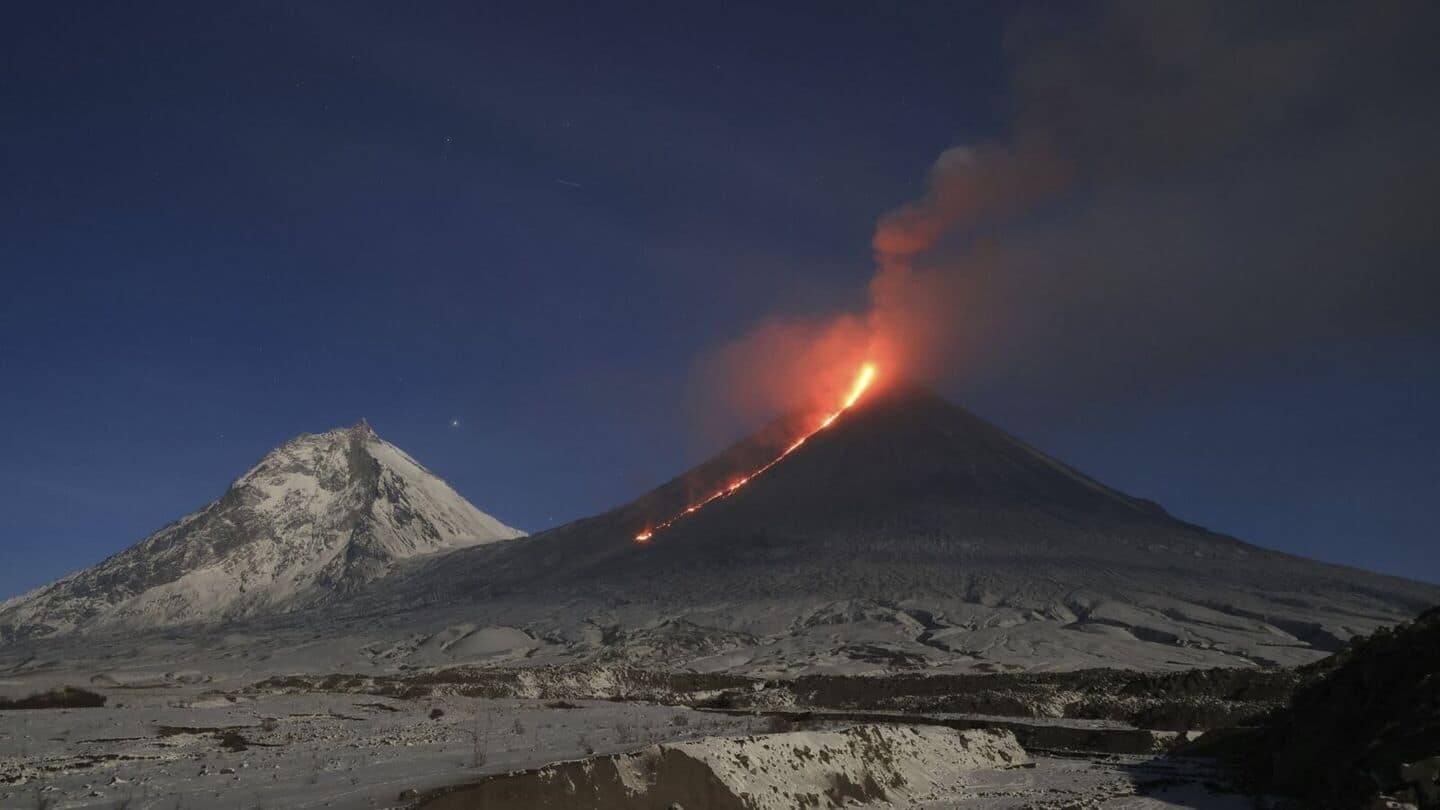 Russia: Eurasia's most active Klyuchevskoy volcano erupts after megaquake