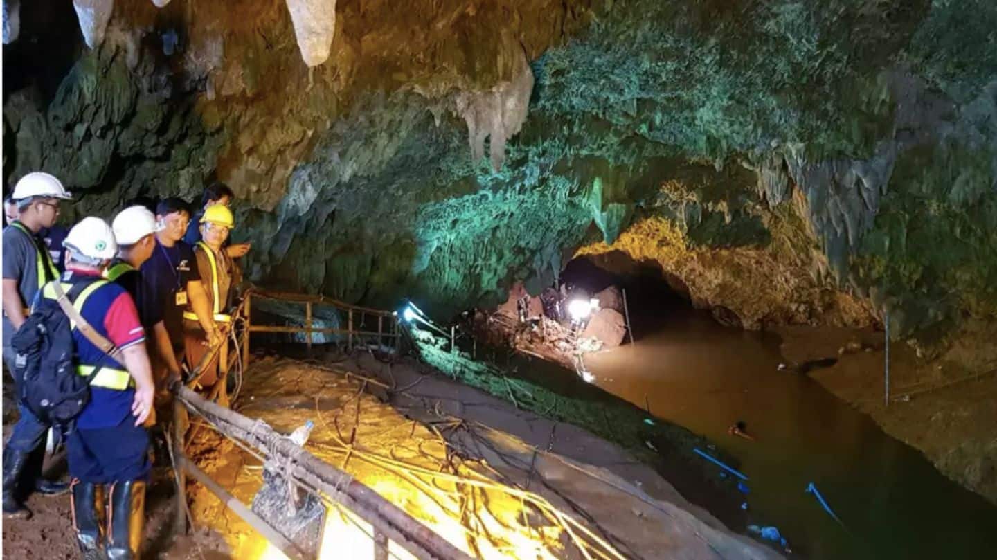 Mission to rescue football-team trapped inside flooded Thai cave underway