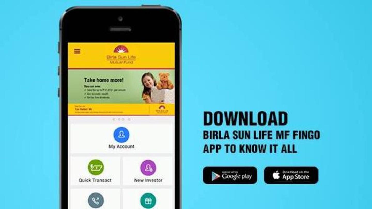 FinGo app by Birla SunLife Mutual Fund FinGo app by Birla SunLife Mutual Fund