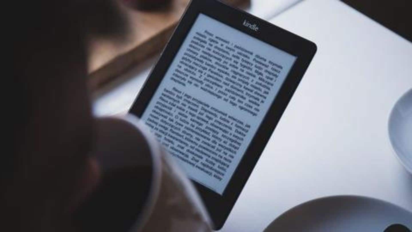 This device can help students access books digitally This device can help students access books digitally