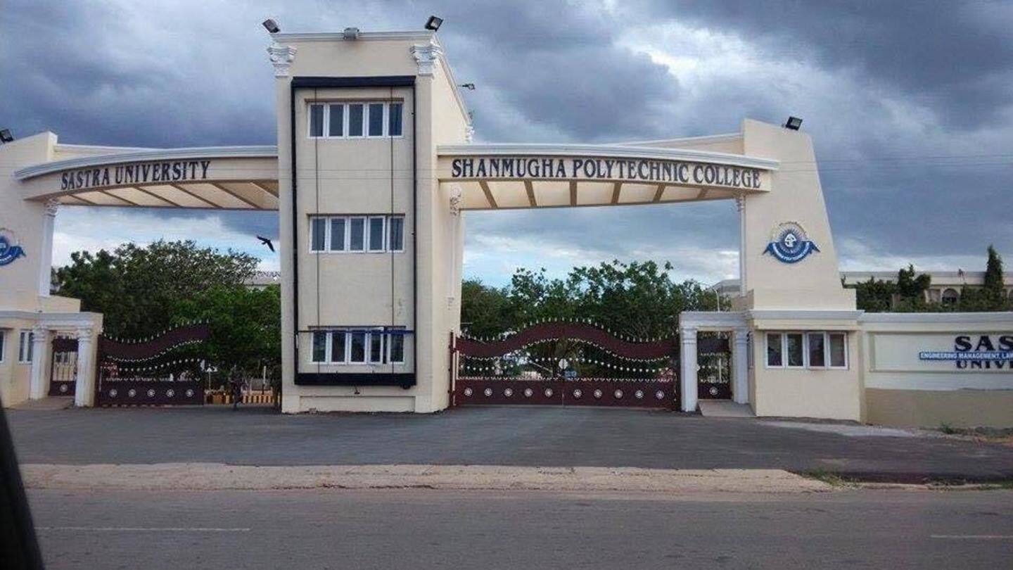 All about the popular SASTRA University in Thanjavur All about the popular SASTRA University in Thanjavur