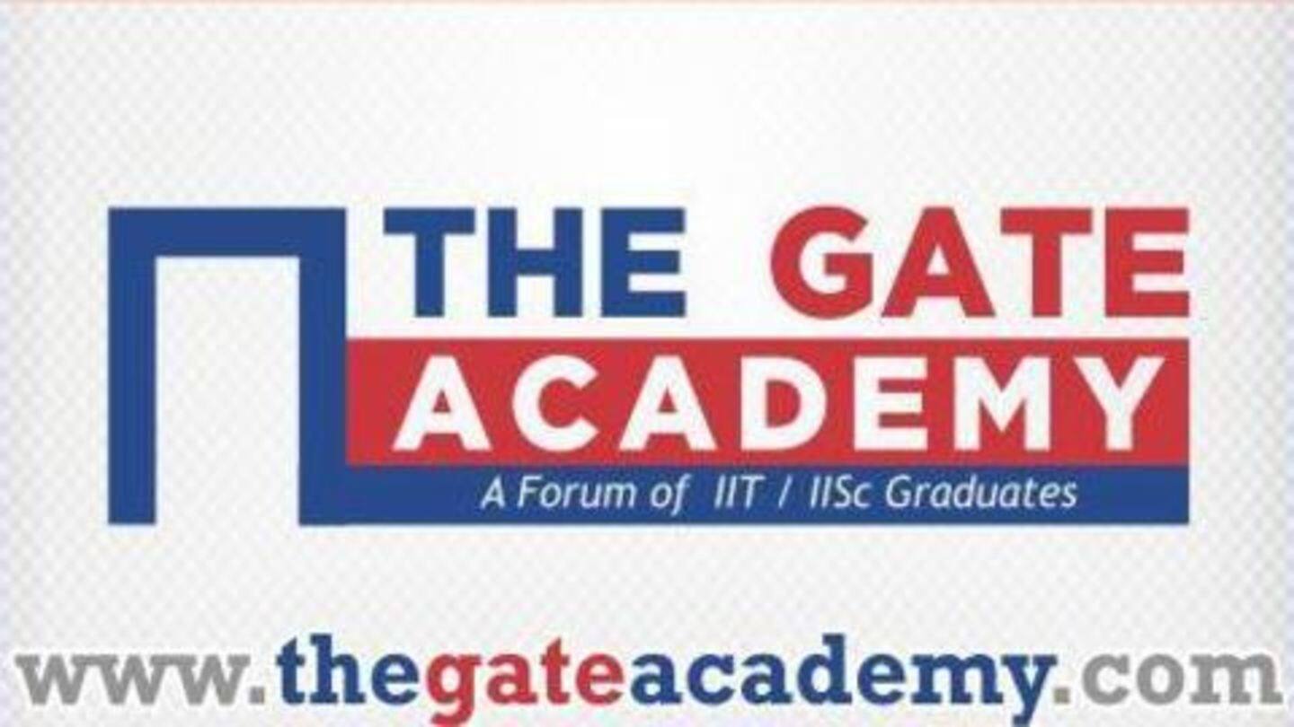 Online test series offered by The GATE Academy Online test series offered by The GATE Academy