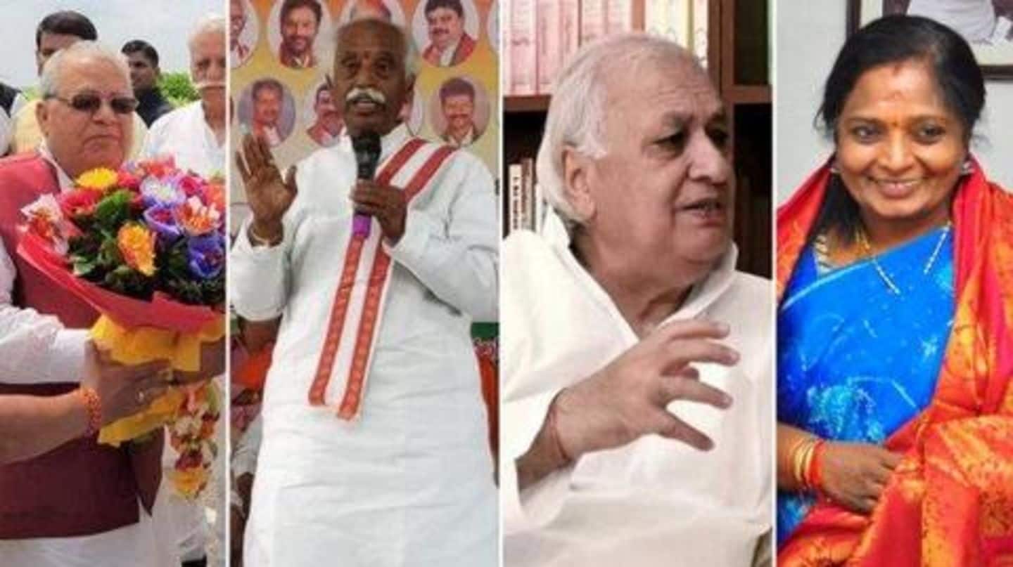 New Governors in five states; TN BJP-chief named Telangana Governor