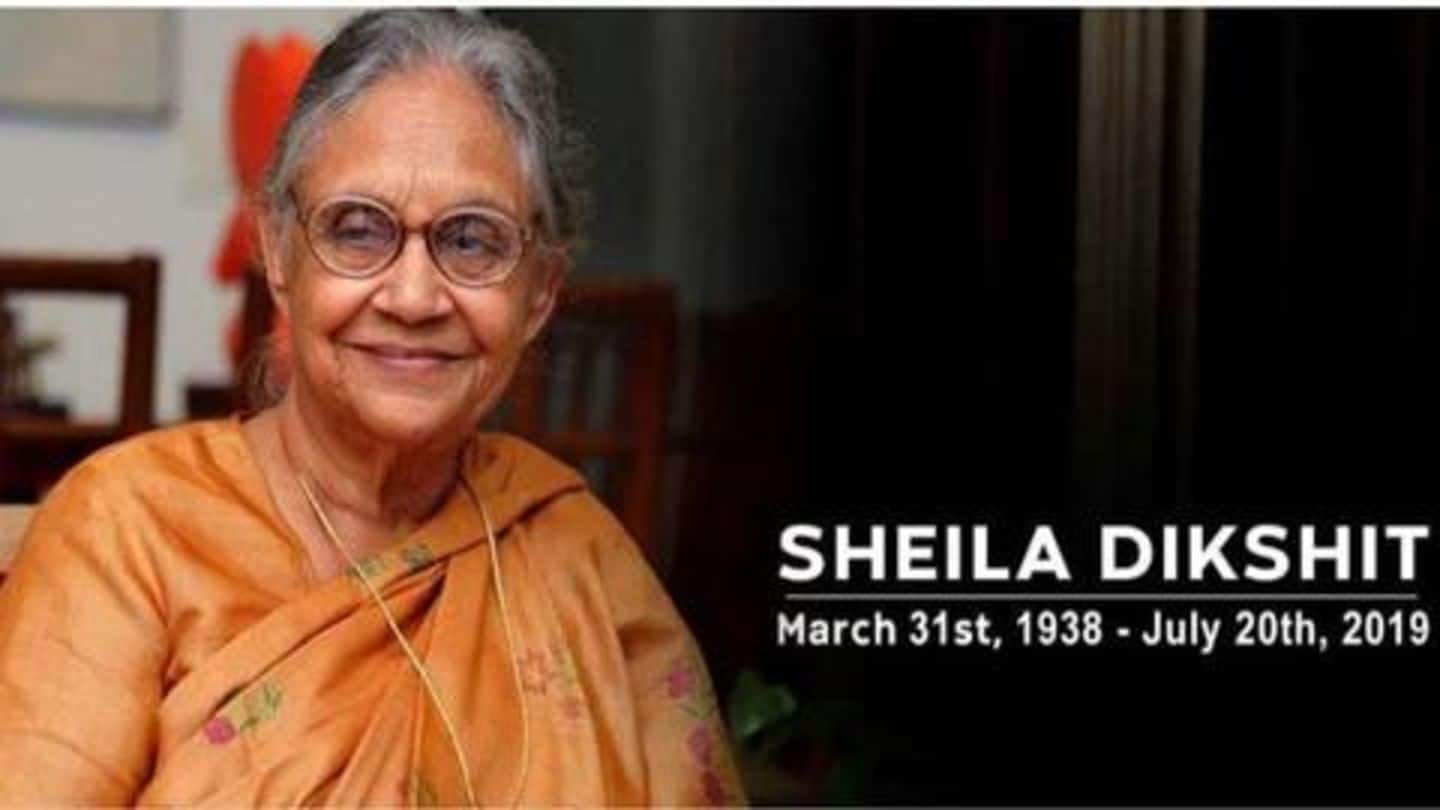 #RIPSheilaDikshit: Five things to know about the three-time Delhi CM