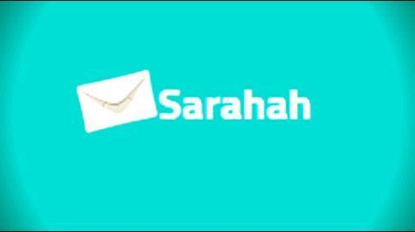 Sarahah App: The latest most-downloaded notorious app in town