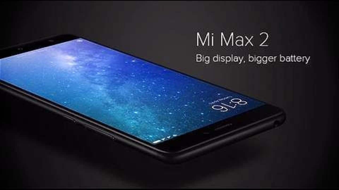 Xiaomi Mi Max 2 launched at Rs. 16,999