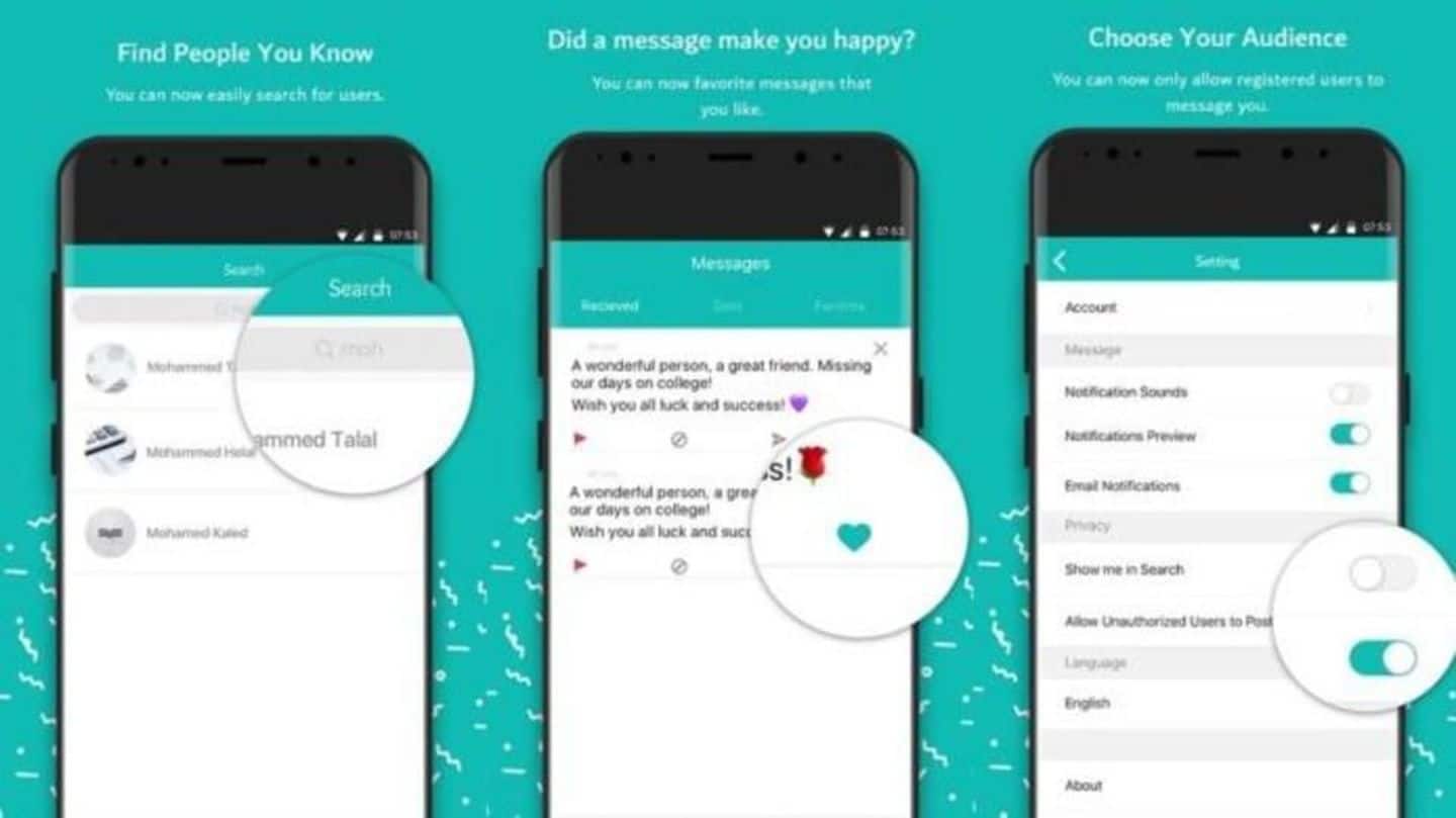 Sarahah app is uploading your address book to their servers!
