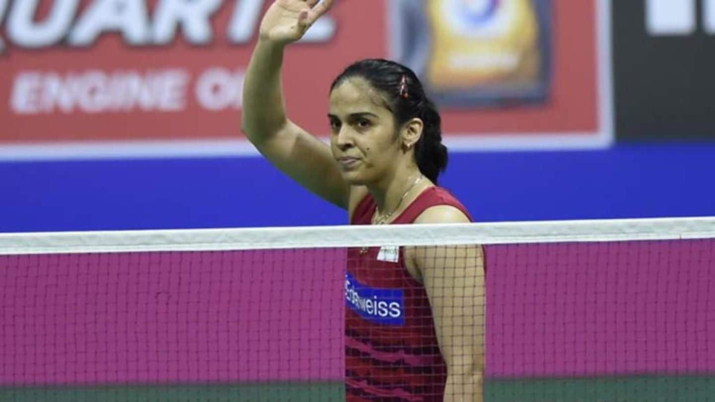 Saina's legs gave up in wake of intense match Saina's legs gave up in wake of intense match